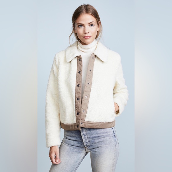 Madewell Sherpa Portland Jacket - Picture 1 of 3